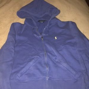 Polo sweatshirt zip-up